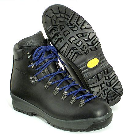 lugged hiking boots (create erosion)
