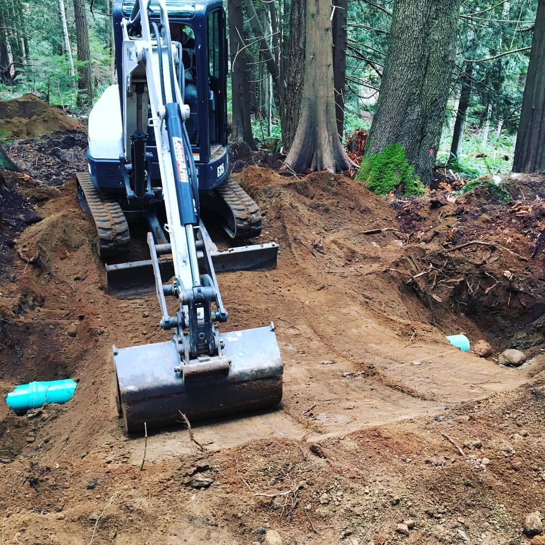 building a mountain biking trail