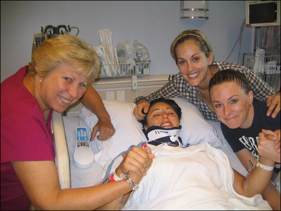 mountain biking accident � no feeling below the waist