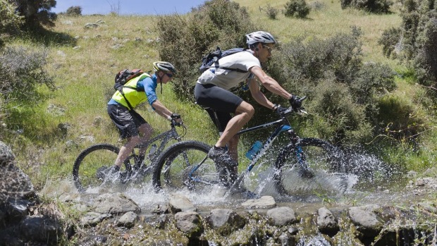typical mountain bikers trash creek habitat